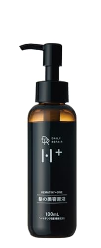 【ヘマチン原液】DRH+ ヘマチンの力でサロンケアを実現 髪の美容原液 100mL インバストリートメント ハリコシ ボリューム エイジングケア 洗い流すトリートメント シリアルナンバー付 1枚目 画像