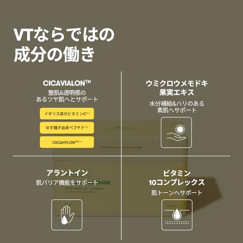 VTCOSMETICS(ブイティコスメテックス) シートマスク 箱マスク スキンケア (2.シカ バイタルマスク) 中間 画像