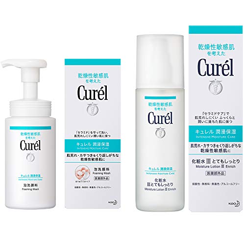 【セット買い】キュレル 化粧水 III (とてもしっとり) 150ml & 泡洗顔料 150ml 画像1