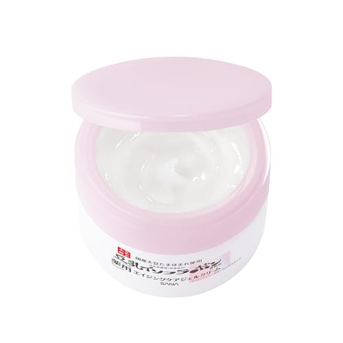 サナ なめらか本舗 薬用リンクルジェルクリーム ホワイト 豆乳イソフラボン オールインワン オールインワンジェル ナイアシンアミド ピュアレチノール 薬用 医薬部外品 無香料 無着色 無鉱物油 しみ シミ 保湿 ネックケア 最後 画像