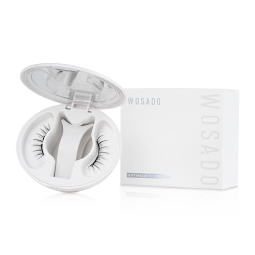 WOSADO マグネットつけまつ毛 一体型 、No.11ヨウセキブラック 、磁気 つけまつげ 、接着剤不要、ふんわり、すっぴん感、再利用可能、薄いメイク向き 画像1