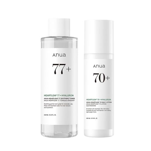 ANUA(アヌア)ドクダミスージング2STEPセット(化粧水＋乳液) ゆらぎ肌スージングケアセット 水分保湿 オールインワン しっとり化粧水 水分感たっぷり 水分保湿 オイリー混合肌 脂性肌 スキンケアセット 韓国コスメ【公式・正規品】 画像1