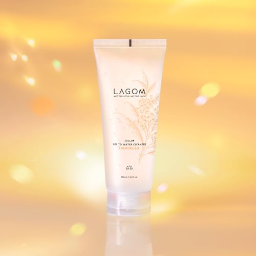 LAGOM (ラゴム) ジェルトゥウォーター クレンザー キンモクセイの香り 朝用洗顔料 洗顔ジェル 220mL 日本正規品 中間 画像