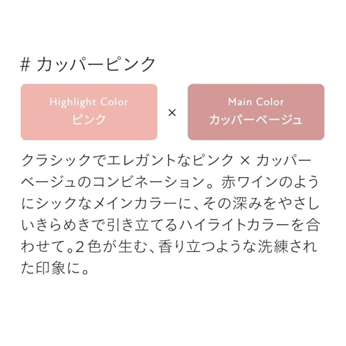 ETVOS (エトヴォス) ミネラルプレストチーク SPF20 PA++ #カッパーピンク 中間 画像