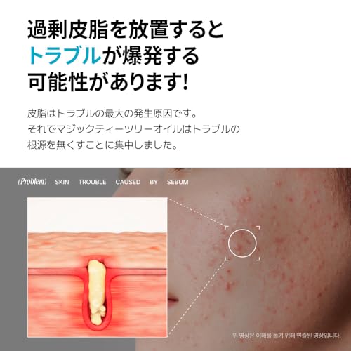 【BLANC ブラン公式】マジックティーツリーオイル 20ml 肌トラブル 美容液 敏感肌 マスク 韓国コスメ フェイスオイルブツブツ 男女共用 体トラブル スキンケア 最後 画像
