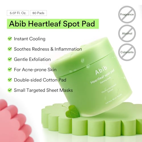 Abib ドクダミスポットパッド カーミングタッチ 150ml 80枚入り アビブ 韓国コスメ スキンケア マスク パック 敏感肌 保湿 肌荒れ 最後 画像