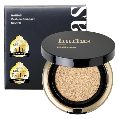 HARIAS ハリアス (公式) クッションファンデーション クッションファンデ SPF50+ ナイアシンアミド 医薬部外品 美容液 ファンデーション 人気ランキング (オークル) 画像1