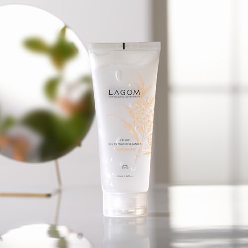 LAGOM (ラゴム) ジェルトゥウォーター クレンザー キンモクセイの香り 朝用洗顔料 洗顔ジェル 220mL 日本正規品 中間 画像