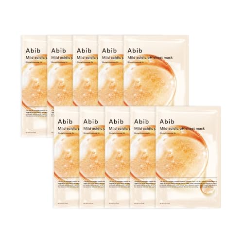 Abib 弱酸性シートマスクパック/ガムシートマスクパック全種類 (グルタチオンソームフィット10枚) 画像1