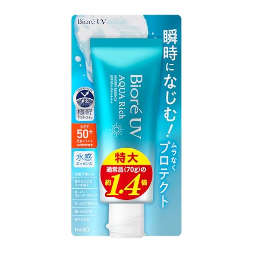 Bioré ビオレUV アクアリッチ ウォータリーエッセンス 100g 日焼け止め SPF50 【Amazon.co.jp限定】 画像1
