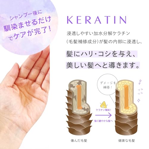 サロン用ケラチン原液 Natural Keratin (ケラチン100％ 原液 ツヤ lago design) 中間 画像