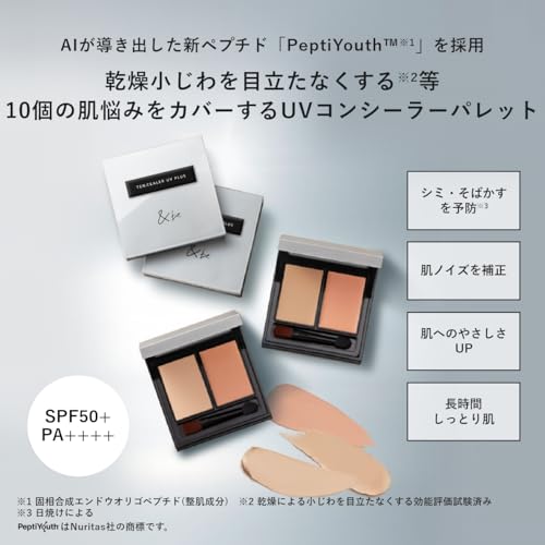 【公式】＆be (アンドビー) テンシーラーＵＶプラス ライトベージュ＆オレンジ 最後 画像