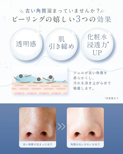 フィスホワイト ピーリングジェル 角質取り 顔 250g(ポンプリニューアル) 毛穴洗浄 医薬部外品 中間 画像