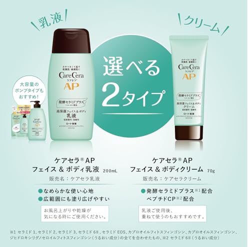 ケアセラ(CareCera) APフェイス&ボディ乳液 大容量本体 400ml (セラミドプラス×7種の天然型セラミド配合) 中間 画像