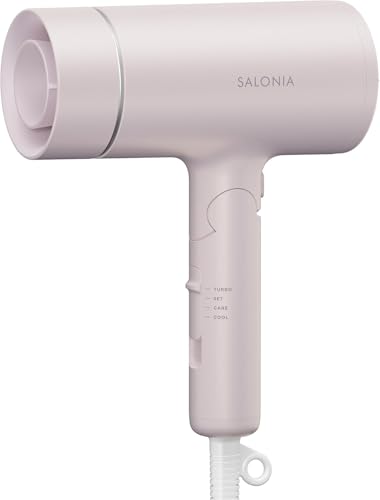 SALONIA サロニア グロッシーケア ドライヤー ツヤ髪 速乾 軽量 ヘアドライヤー ピンク 【Amazon.co.jp限定】 画像1