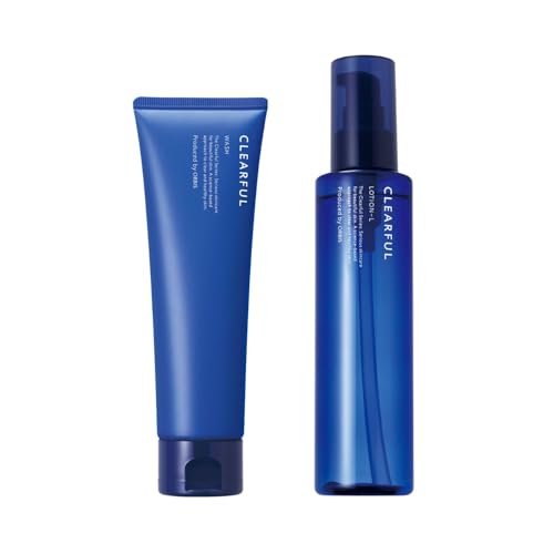 ORBIS(オルビス) 医薬部外品 クリアフル ローション さっぱり 化粧水 薬用 ニキビ 敏感肌 スキンケア 本体 180mL + ORBIS(オルビス) 医薬部外品 クリアフル ウォッシュ 濃密泡 洗顔フォーム ニキビ 敏感肌 スキンケア 洗顔料 無香料 単品 120g 画像1