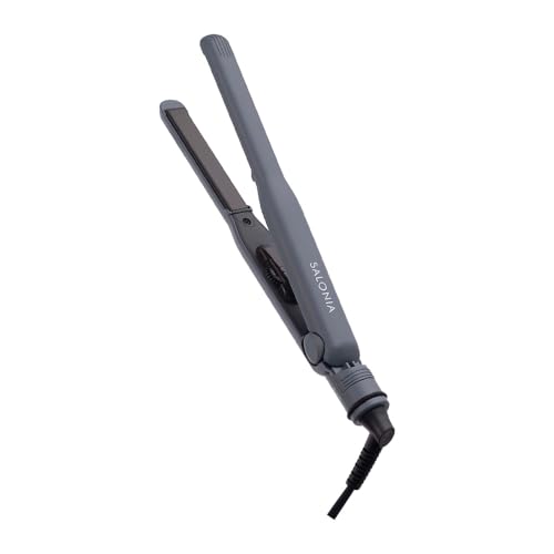 SALONIA サロニア ストレートアイロン ヘアアイロン 15mm 海外対応 SL-004SGR グレー 【Amazon.co.jp限定】 画像1
