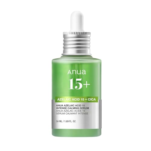 ANUA(アヌア)アゼライン酸15インテンスカーミングセラム50ml 大容量美容液 油水分バランス 皮脂 毛穴ケア cica 高密度美容液 azelaic serum 混合肌 オイリー肌 スキンケア【公式・正規品】 1枚目 画像