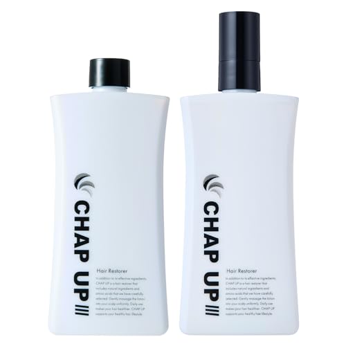【毛髪診断士(R)と共同開発】 チャップアップ 医薬部外品 120mL×2 薬用 育毛剤 男性用 女性用 育毛 トニック 発毛促進 頭皮にやさしい 無添加 頭皮ケア スカルプ ヘアトニック メンズ 育毛ローション (CHAPUP) 画像1