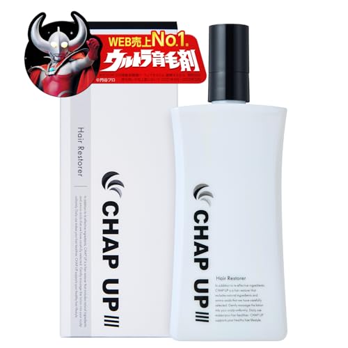【毛髪診断士(R)と共同開発】 チャップアップ 医薬部外品 120mL×1 ヘアトニック 育毛剤 男性用 女性用 育毛 トニック 発毛促進 頭皮にやさしい 無添加 頭皮ケア スカルプ 薬用 メンズ 育毛ローション (CHAPUP) [説明書付] 画像1