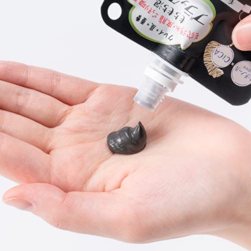 クリアターン KOSE 毛穴小町 テカリ源治 もちもちブラック 洗顔 テカリ ニキビ予防 2個セット おまけ付 洗顔フォーム 毛穴ケア 中間 画像