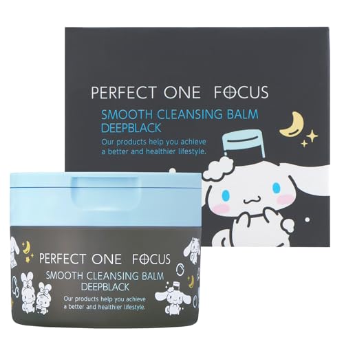パーフェクトワンフォーカス PERFECT ONE FOCUS スムースクレンジングバーム 75g (スムースクレンジングバームディープブラック シナモロール限定デザイン(単品)) 1枚目 画像