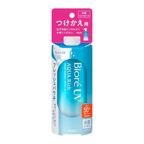 ビオレ Bioré UＶ アクアリッチ ウォータリーエッセンス フレッシュパウチ 120ｇ つけかえ用 日焼け止め SPF50 画像1