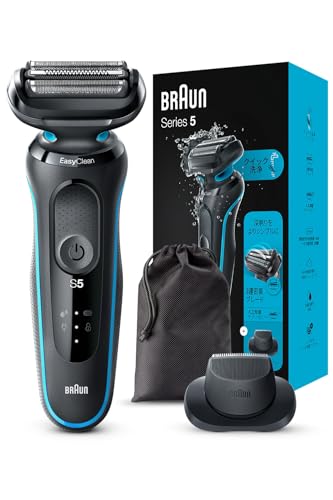 ブラウン 電気シェーバー シリーズ5 電動 髭剃り メンズ 【Amazon.co.jp限定】 51-M1200s-V ミント キワゾリトリマー 防水設計 充電式 コードレス ディープキャッチ網刃 画像1