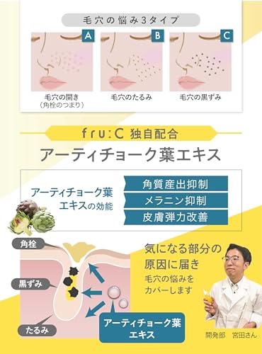 【Amazon限定版】fru:C フルーシー ビタミンC美容液 【LDK史上最高の毛穴レス効果を獲得】透明感アップも叶えるホワイトCカプセル 中間 画像