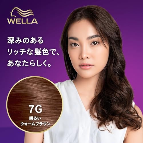 Wella ウエラトーン 2+1 白髪染め クリームタイプ 7G 明るいウォームブラウン 鮮やかな髪色6週間続く 医薬部外品 中間 画像