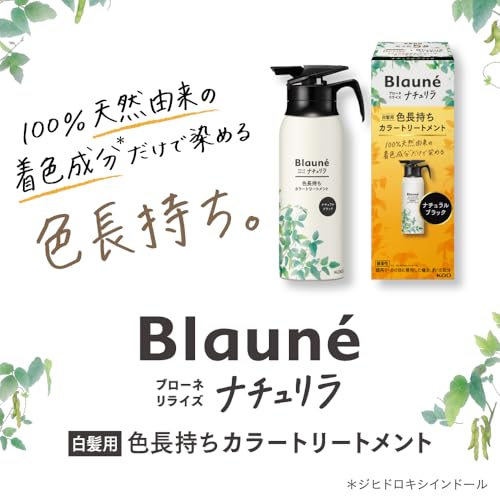 ブローネ ナチュリラ 色長持ちカラートリートメント ブラック つけかえ 155g 中間 画像