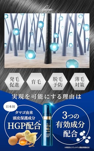 ニューモ ファーマフーズ 3年連続世界一の育毛剤 シリアルナンバー付 医薬部外品 75ml 1本 男性用 女性用 発毛促進 28種の頭皮ケア保護成分 無添加 抜け毛予防 脱毛予防 薄毛対策 頭皮トリートメント 頭皮保護成分 HGP配合 中間 画像