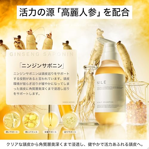 NILE 濃密泡スカルプシャンプー メンズ アミノ酸シャンプー ノンシリコン 詰め替え用 250ml (LAFRANCE(ラフランス)の香り) 中間 画像