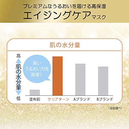 クリアターン KOSE 超濃厚保湿 フェイスマスク フェイスパック EX 40枚 鼻用角栓パック おまけ付 高保湿 中間 画像