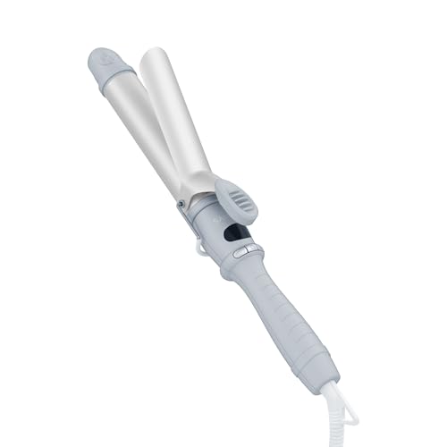 【2025年秋冬限定カラー】 SALONIA サロニア セラミック カール ヘアアイロン コテ 32mm 海外対応 SAL24117GR サイレント アイスグレー 画像1