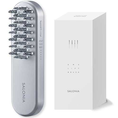 SALONIA サロニア EMS リフトブラシ 電気ブラシ 美顔器 電動頭皮ブラシ リフトアップ 【Amazon.co.jp限定】 画像1