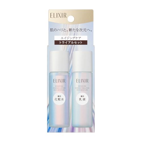 ELIXIR エリクシール リフトモイスト トライアルセット しっとりタイプ ba 30mL+30mL トラベルセット 化粧水 エイジングケア 保湿 毛穴 乳液 シュペリエル 資生堂 最後 画像