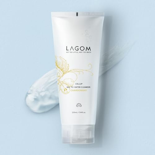 LAGOM (ラゴム) ジェルトゥウォーター クレンザー シャルドネの香り 朝用洗顔料 洗顔ジェル 220mL 日本正規品 最後 画像