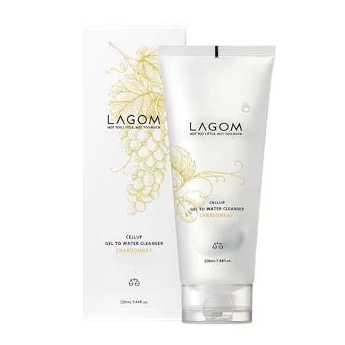 LAGOM (ラゴム) ジェルトゥウォーター クレンザー シャルドネの香り 朝用洗顔料 洗顔ジェル 220mL 日本正規品 画像1