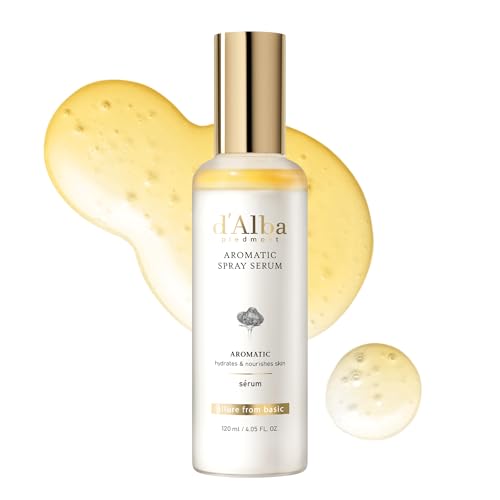 ダルバ(d'Alba) ホワイトトリュフアロマティックスプレーセラム 120ml(アロマティック) ミスト化粧水 保湿 ミストスプレー セラム メイクの上から 崩れ つや 乾燥対策 1枚目 画像