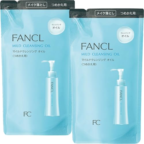 ファンケル (FANCL) (新) マイルド クレンジング オイル (詰め替え用) 2本 クレンジングオイル 無添加 (メイク落とし/毛穴ケア) まつエクOK 画像1