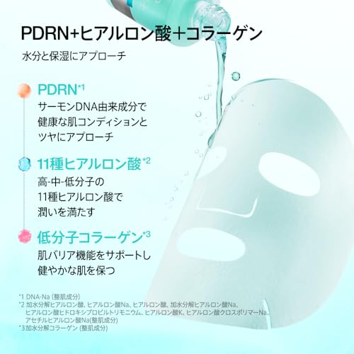 ANUA(アヌア)PDRNヒアルロン酸セラムデイリーマスクパック (30枚入り) 水分 保湿 肌キメ ツヤ 乾燥肌 混合肌 pdrn hyaluronic acid serum daily mask シートマスク フェイスマスク スキンケア【公式・正規品】 中間 画像