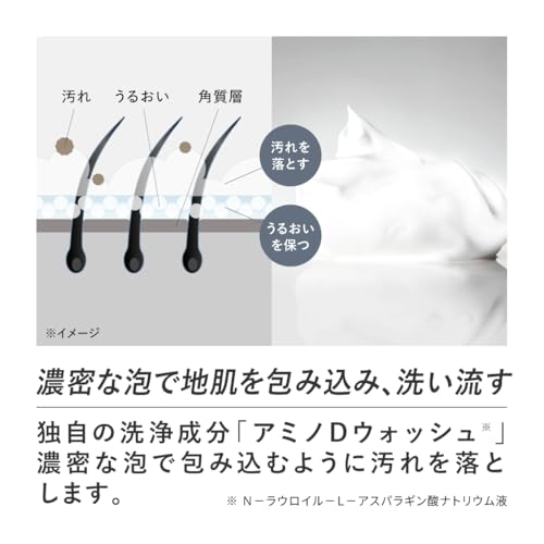 スカルプD シャンプー メンズ つけかえ用 オイリー 脂性肌用 アミノ酸 日本製 医薬部外品 350ml アンファー 中間 画像
