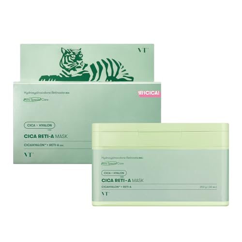 VTCOSMETICS(ブイティコスメテックス) シートマスク 箱マスク スキンケア (3.シカ レチAマスク) 画像1