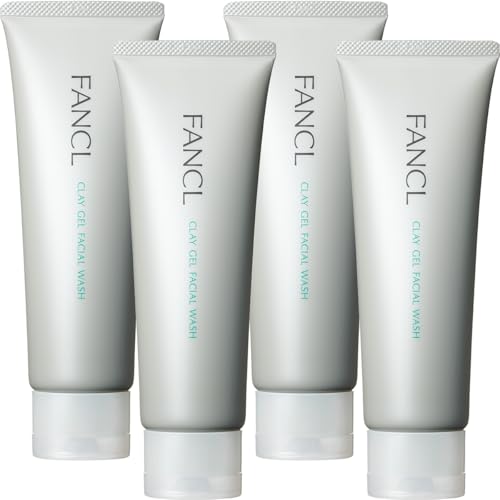 ファンケル FANCL 泥ジェル洗顔 120g×4本(約240回分) 毛穴 洗顔ジェル クレイ 洗顔 泥洗顔 毛穴汚れ 黒ずみ いちご鼻 泥パック 無添加 敏感肌 洗顔料 画像1