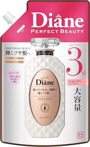 Diane(ダイアン) 【大容量】シャンプー [ツヤ髪] フローラル&ベリーの香り DX エクストラシャイン 詰め替え 1000ml 画像1
