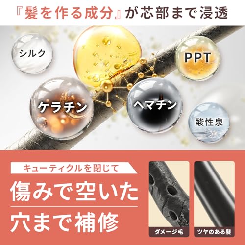 【毎日が特別になる髪へ】bonparme ボンパルム ボン リペア シャンプー トリートメント セット (ボトル) 転売防止No付き うねりケア くせ毛対策 ダメージコントロール 枝毛ケア 毛穴ピーリング 頭皮臭対策 中間 画像
