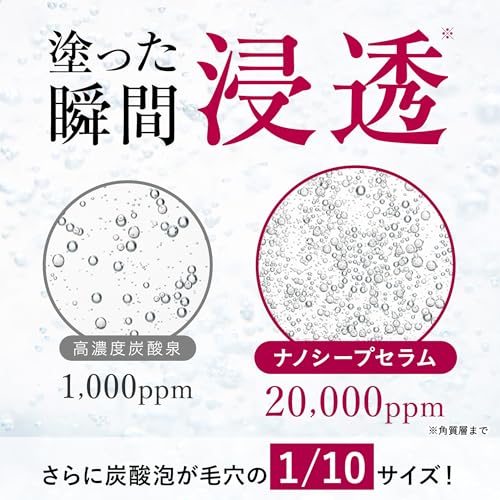 ESIENCE ナノシープセラム 【 韓国美容クリニック理事監修 】 [ 炭酸泡 導入美容液 卵殻膜 韓国 ナイアシンアミド ] エシエンス 中間 画像