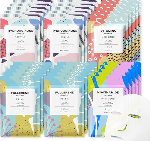 KisoCare 温泉水 フェイスパック 白肌 30枚セット 大容量 個包装 国産 無添加 顔パック 男性も使える 保湿 美容 画像1