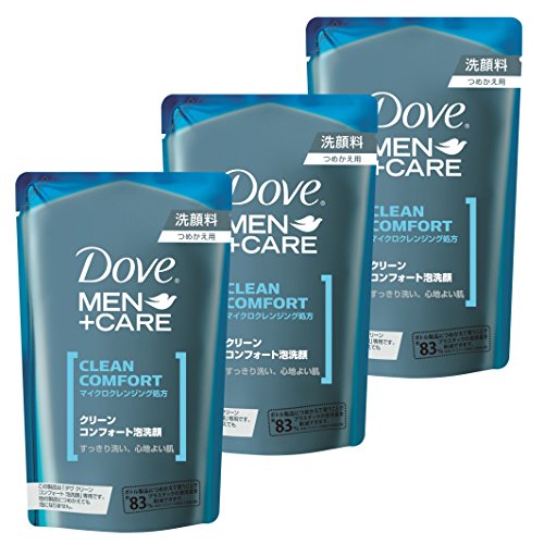 Dove MEN(ダヴメン) ダヴ クリーンコンフォート 保湿 皮脂 べたつき 泡洗顔 つめかえ用 110ml×3個 画像1